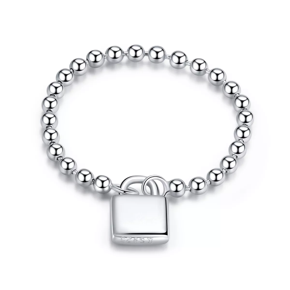 pandora stijl liefdes hangslot ring scr703