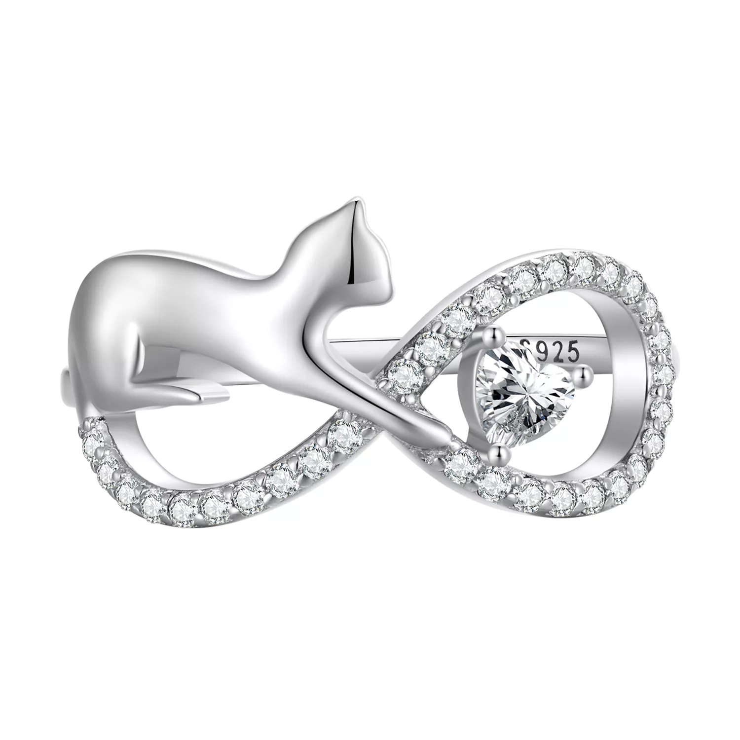 pandora stijl oneindigheidsknoop ring scr918