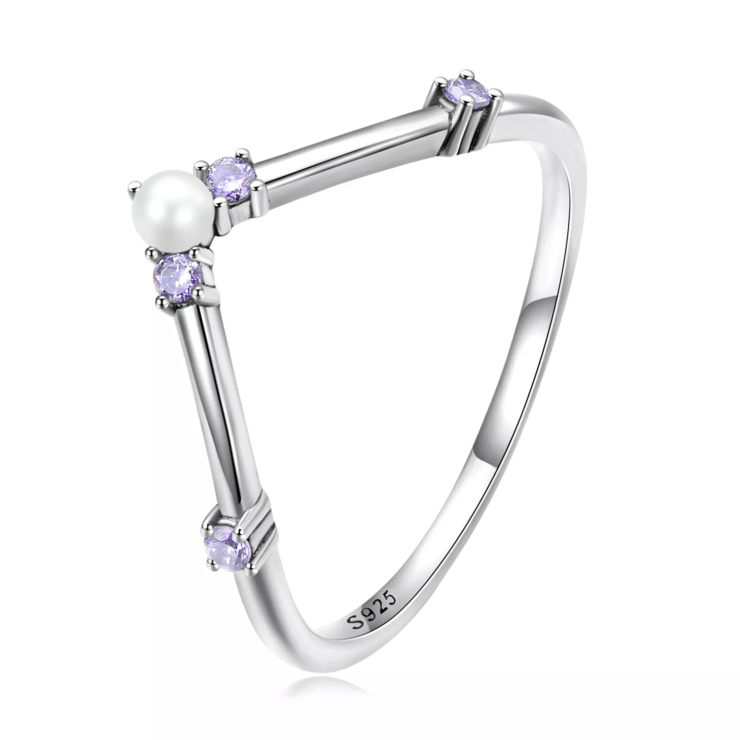 pandora stijl prinses wensbeen ring scr835
