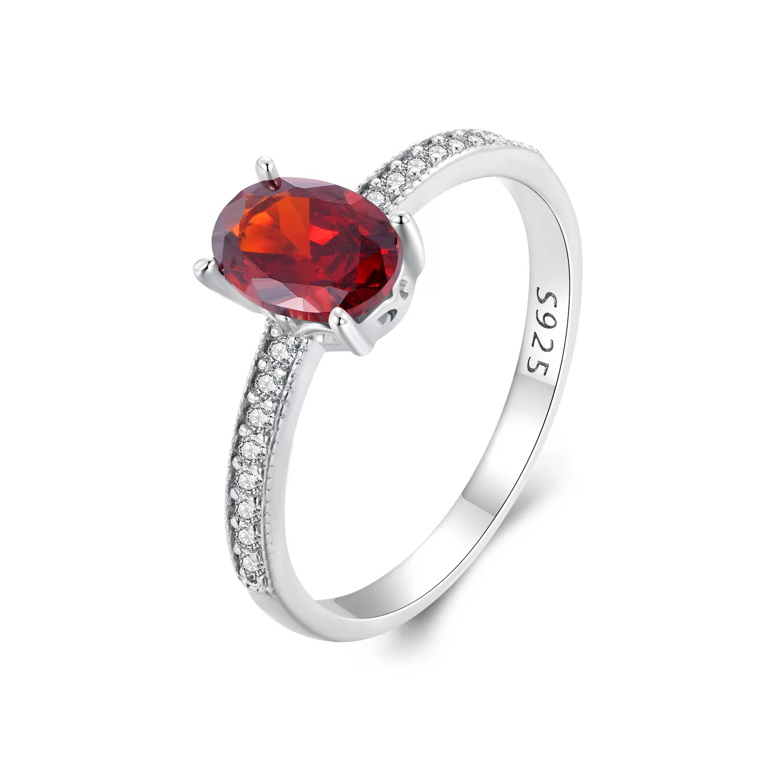 pandora stijl rode ring bsr460 rd