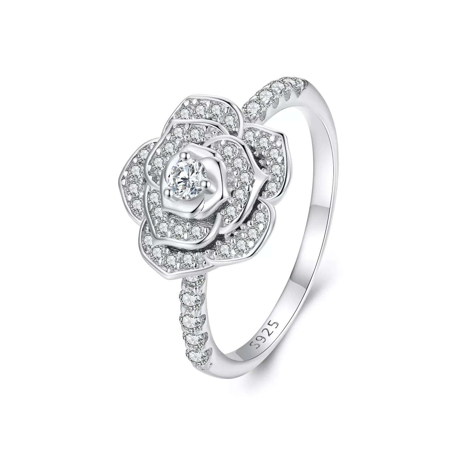 pandora stijl roze ring bsr449