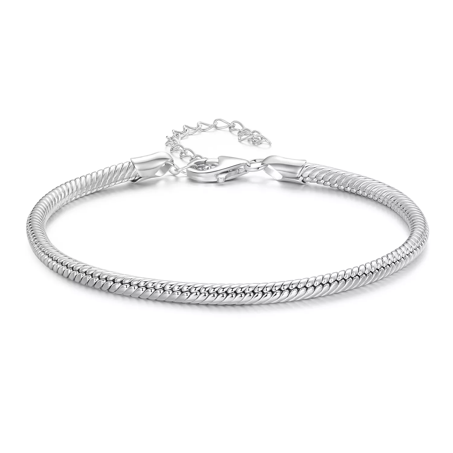 pandora stijl slangenketting armband scb252
