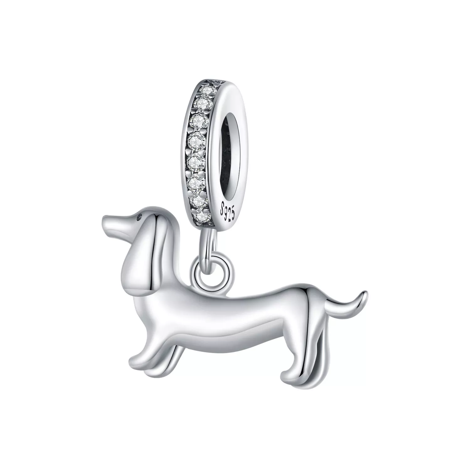pandora stijl teckel bedel scc2561