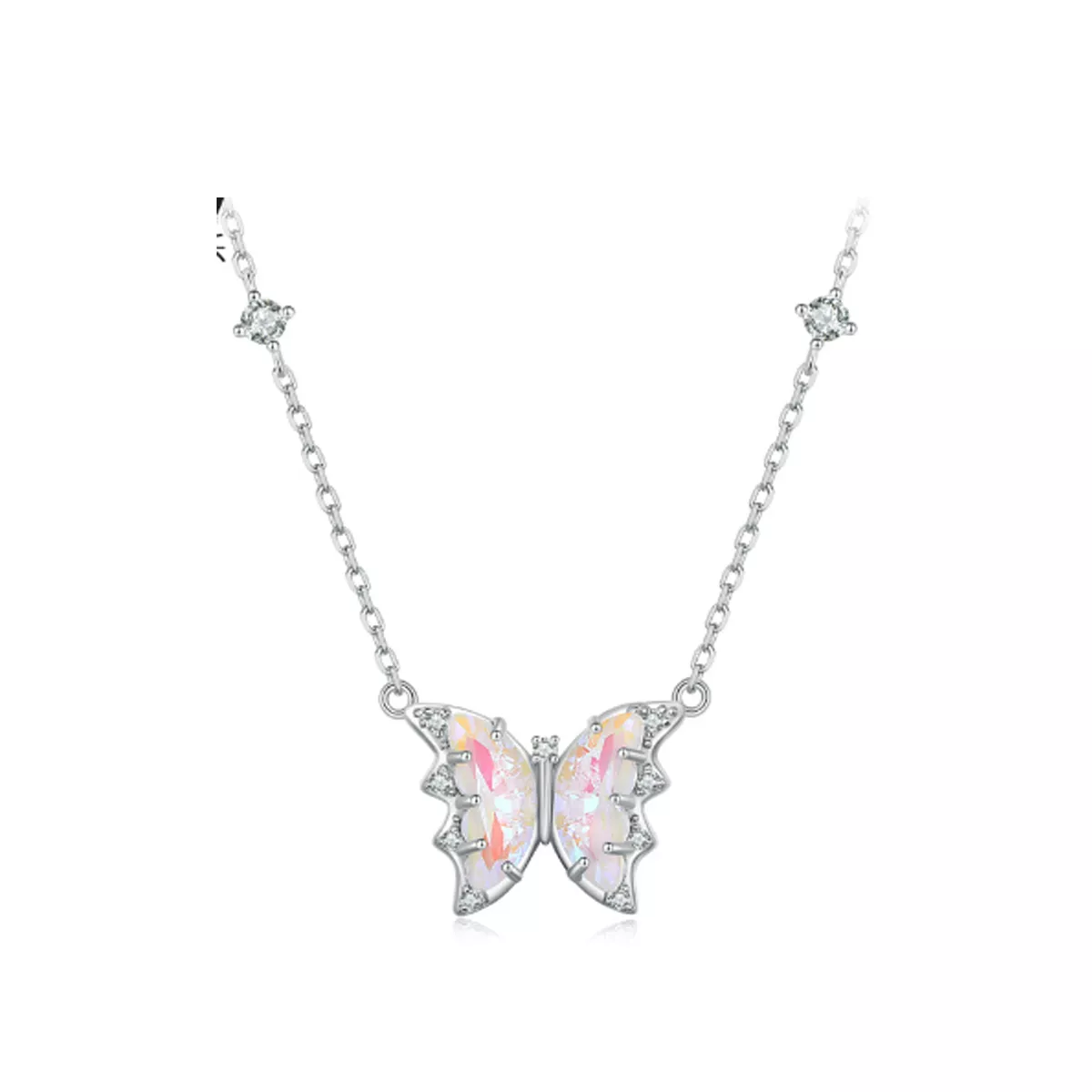 pandora stijl vlinder ketting bsn345