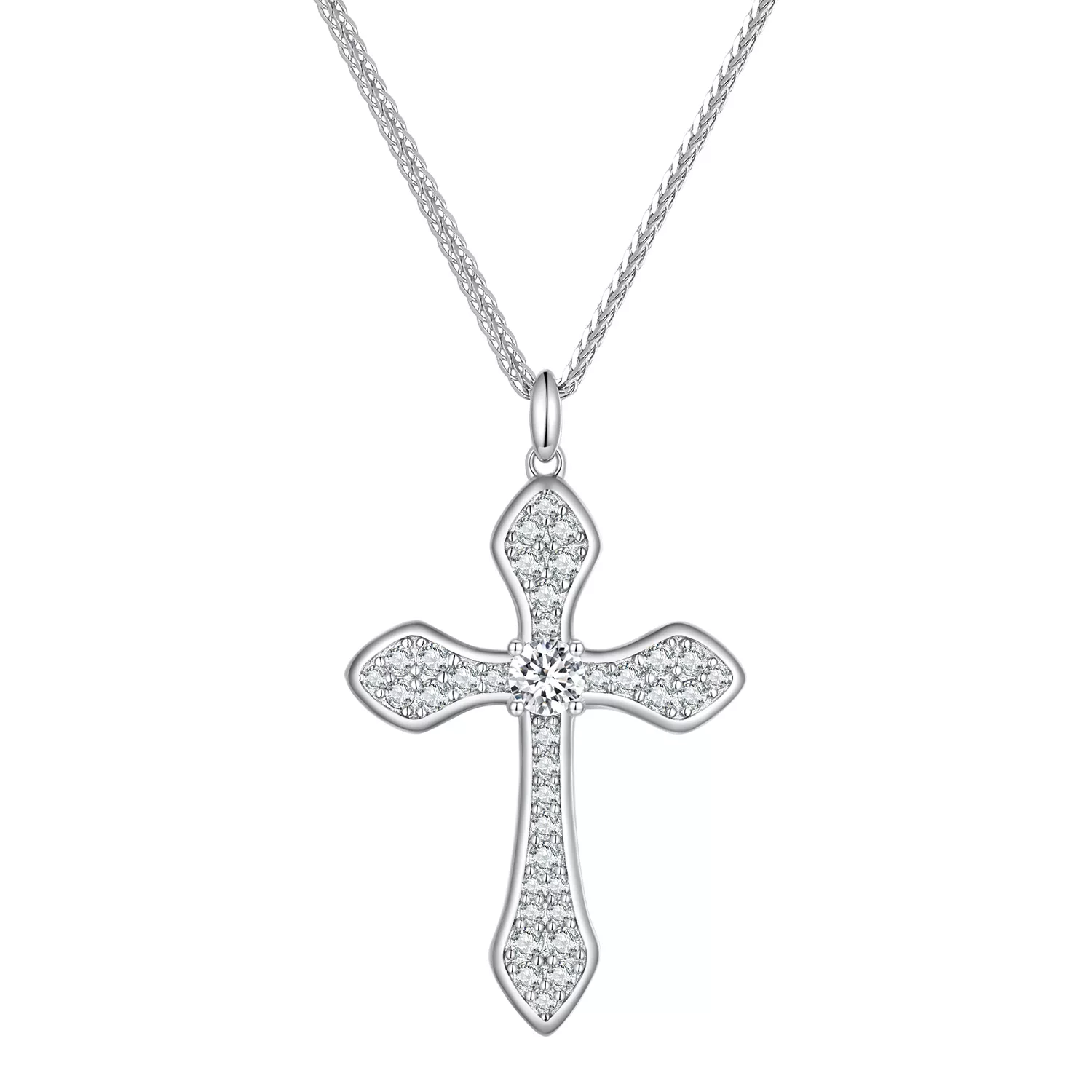 pandora stijl kruis halsketting bsn303
