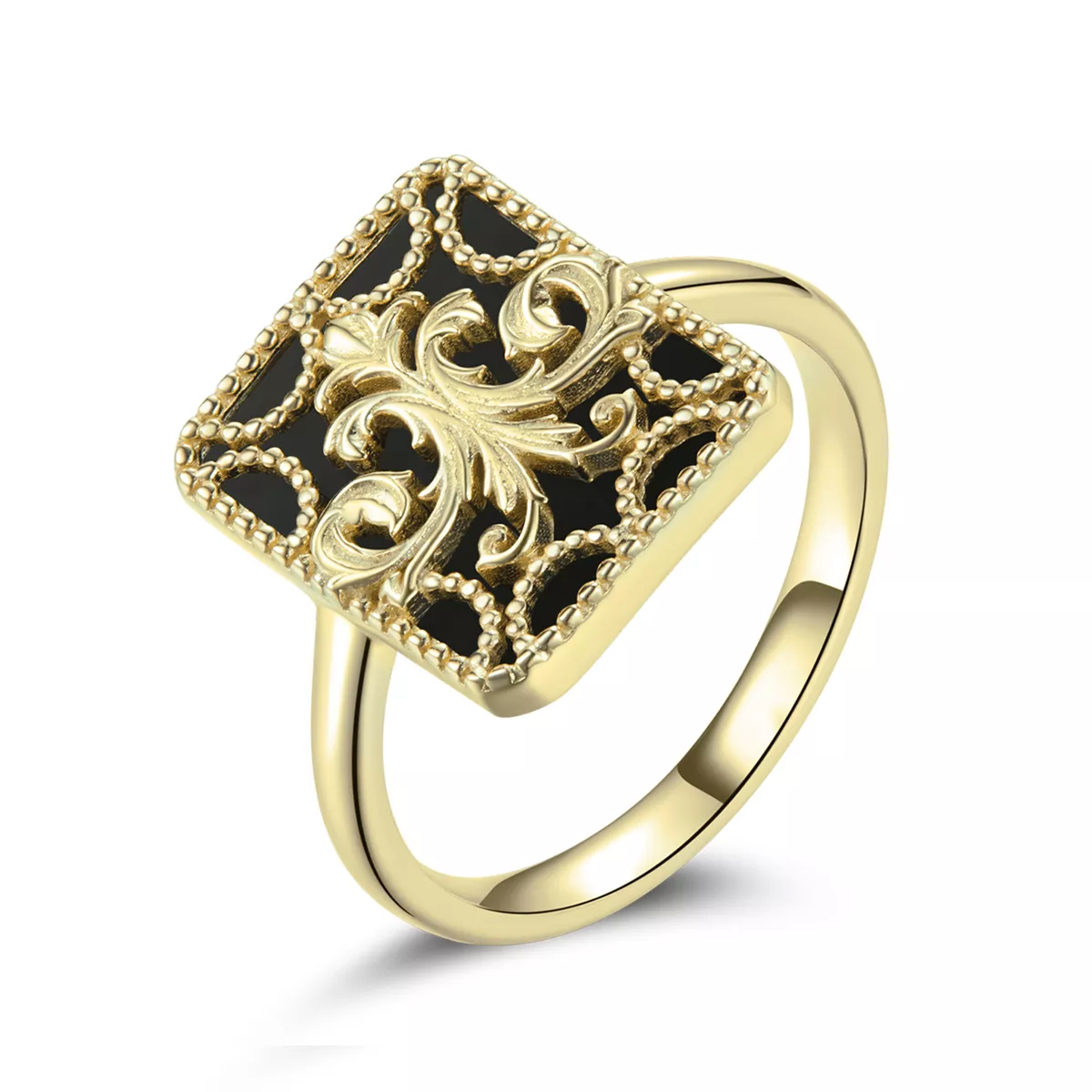 pandora stijl vierkante ring bsr189
