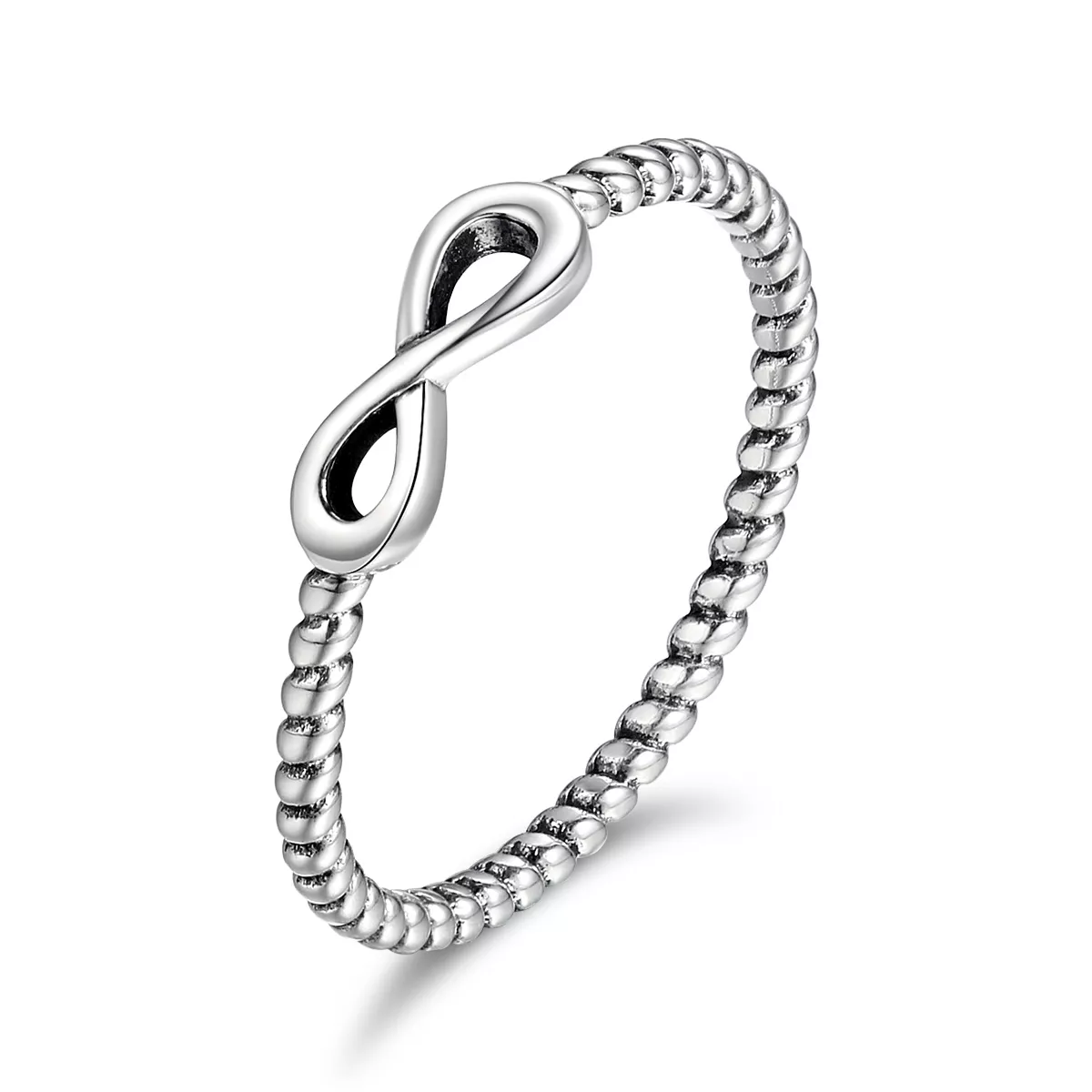 pandora stijl zilveren infinity ring scr094