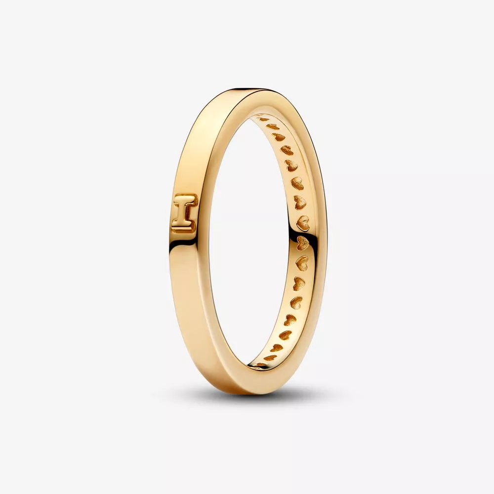 pandora 14k vergulde love message ring 162613c00