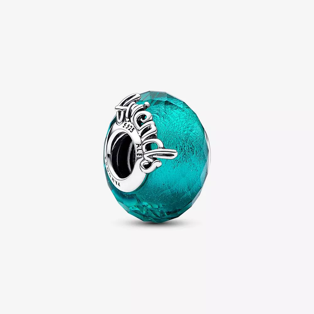 pandora faceted murano glass vriendschapsbedel 792762c01