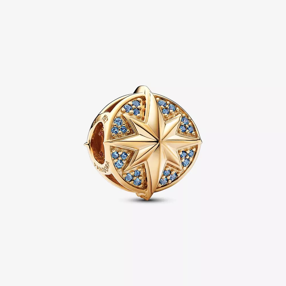 pandora marvel captain marvel insignia charm 762744c01