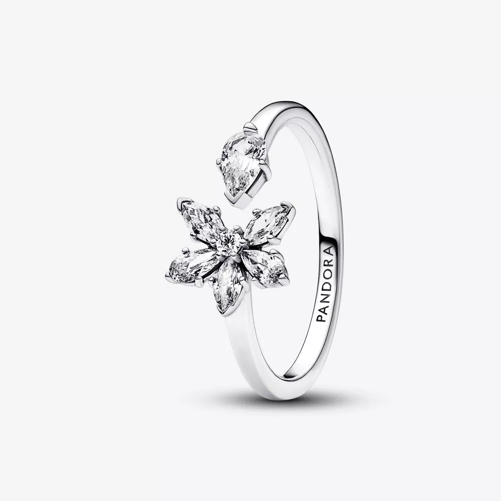 pandora sprankelende herbarium cluster open ring 192611c01