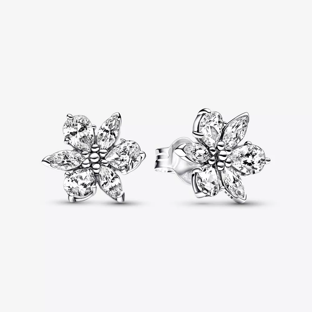 pandora sprankelende herbarium cluster stud oorbellen 292633c01