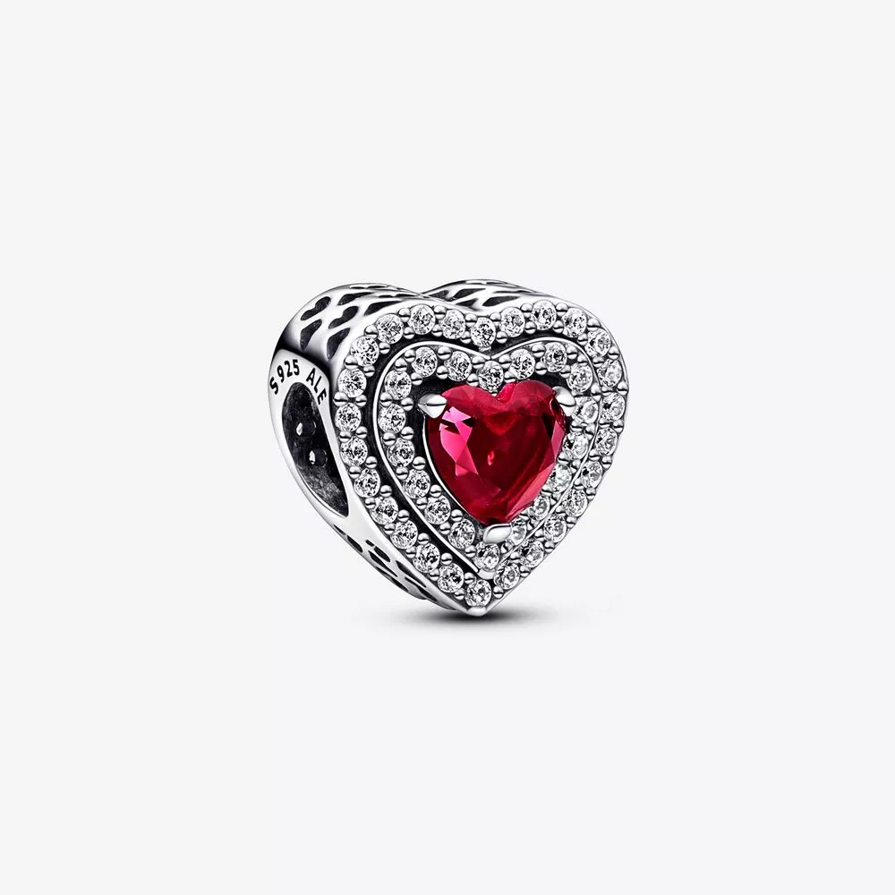 pandora sprankelende niveau hart bedel 799218c02