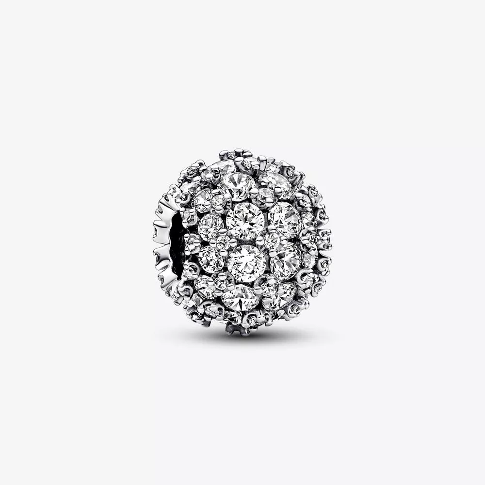 pandora sprankelende pavé ronde bedel 792630c01