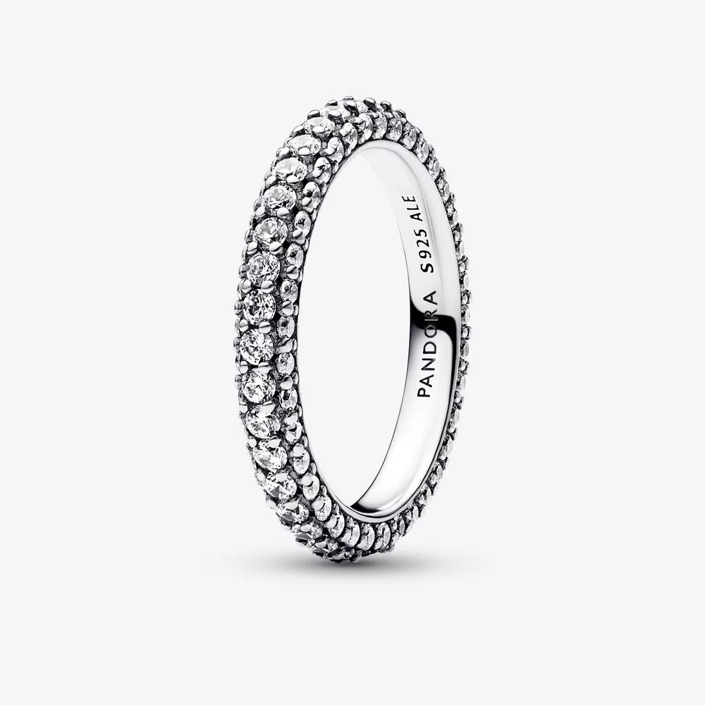 pandora timeless pavé enkele rij ring 192627c01