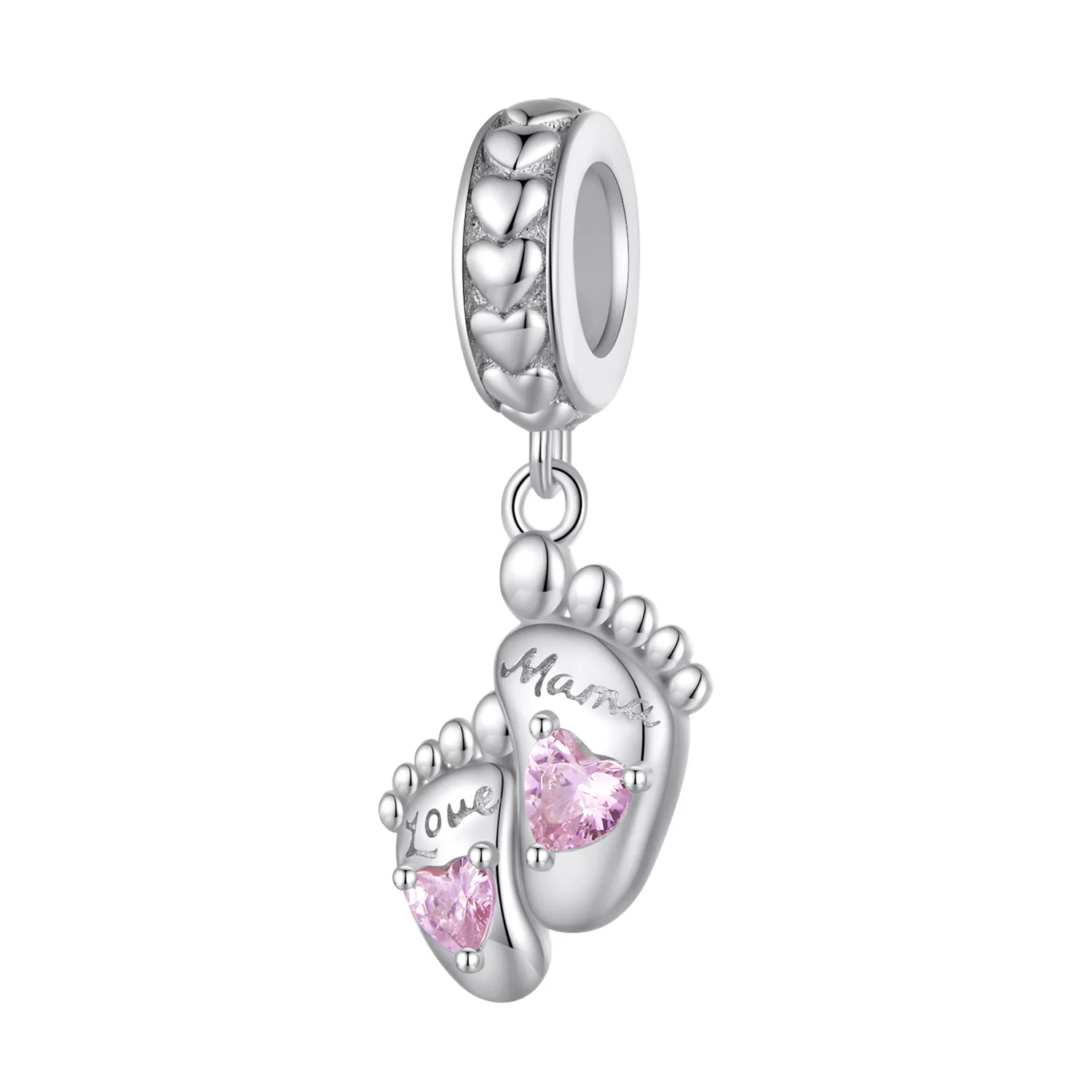 pandora stijl de voetstappen van liefde hanger bsc825