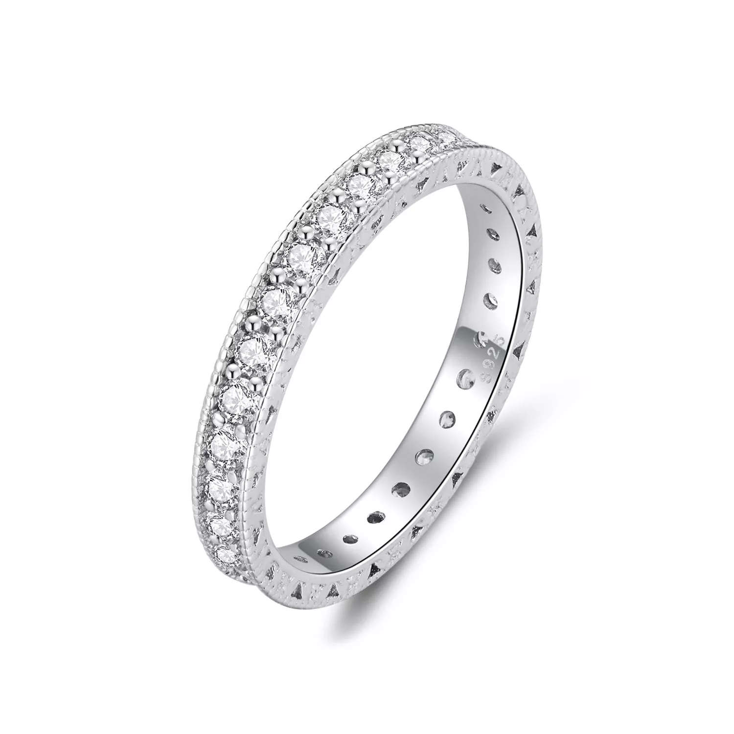 pandora stijl glanzende ring bsr462
