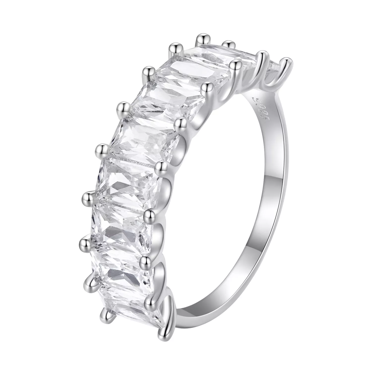 pandora stijl glanzende zirkoon ring bsr409