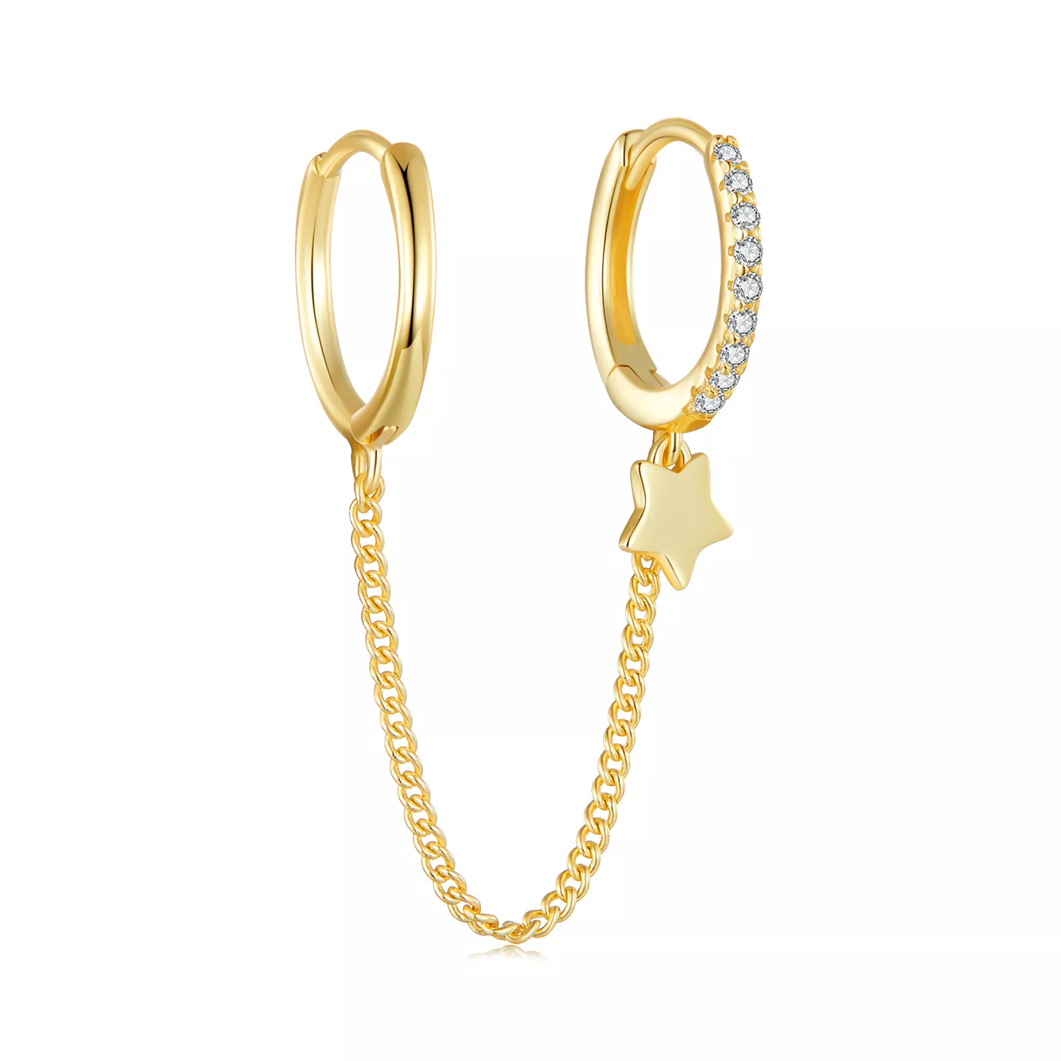 pandora stijl gouden astropath veilige ketting sce914 b