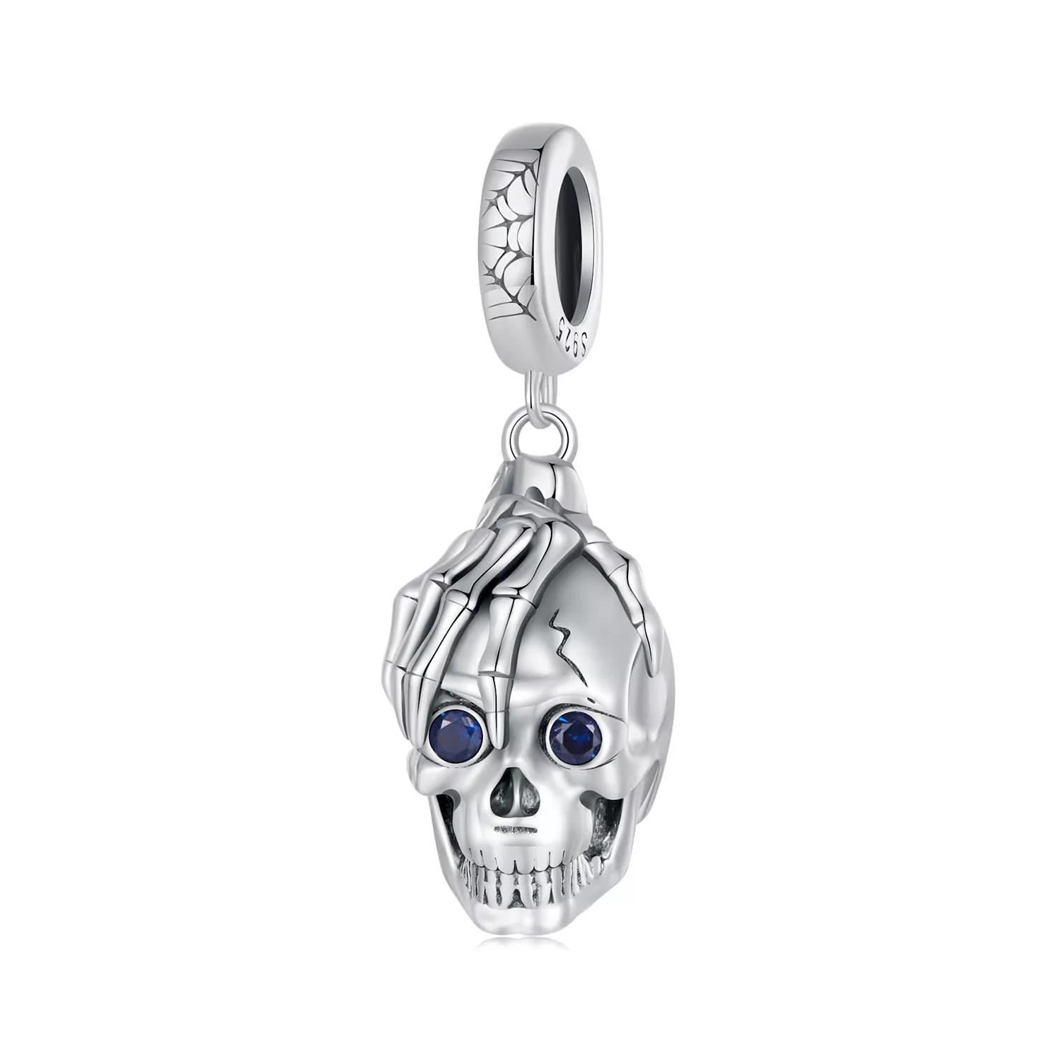 pandora stijl halloween skull dangle scc2606