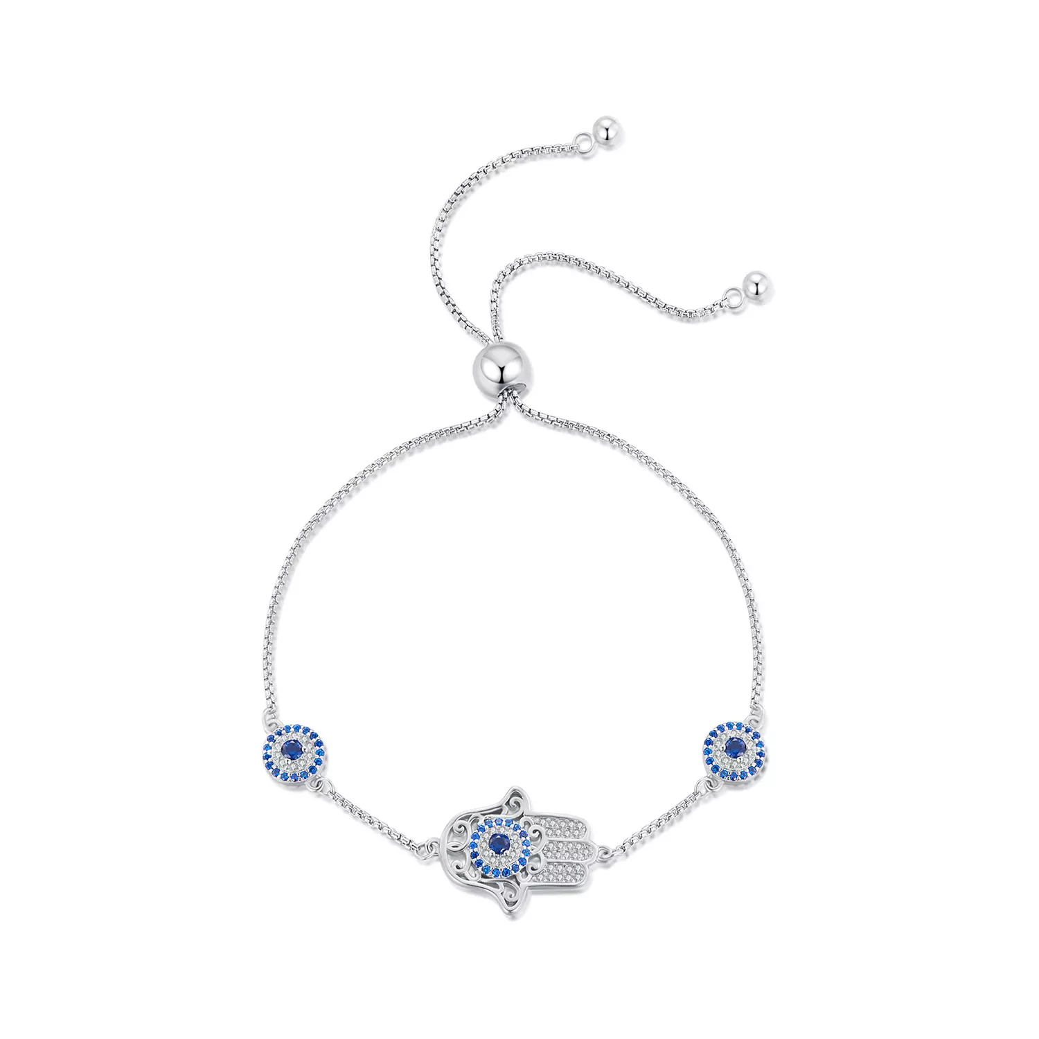 pandora stijl hand van fatima armband bsb140