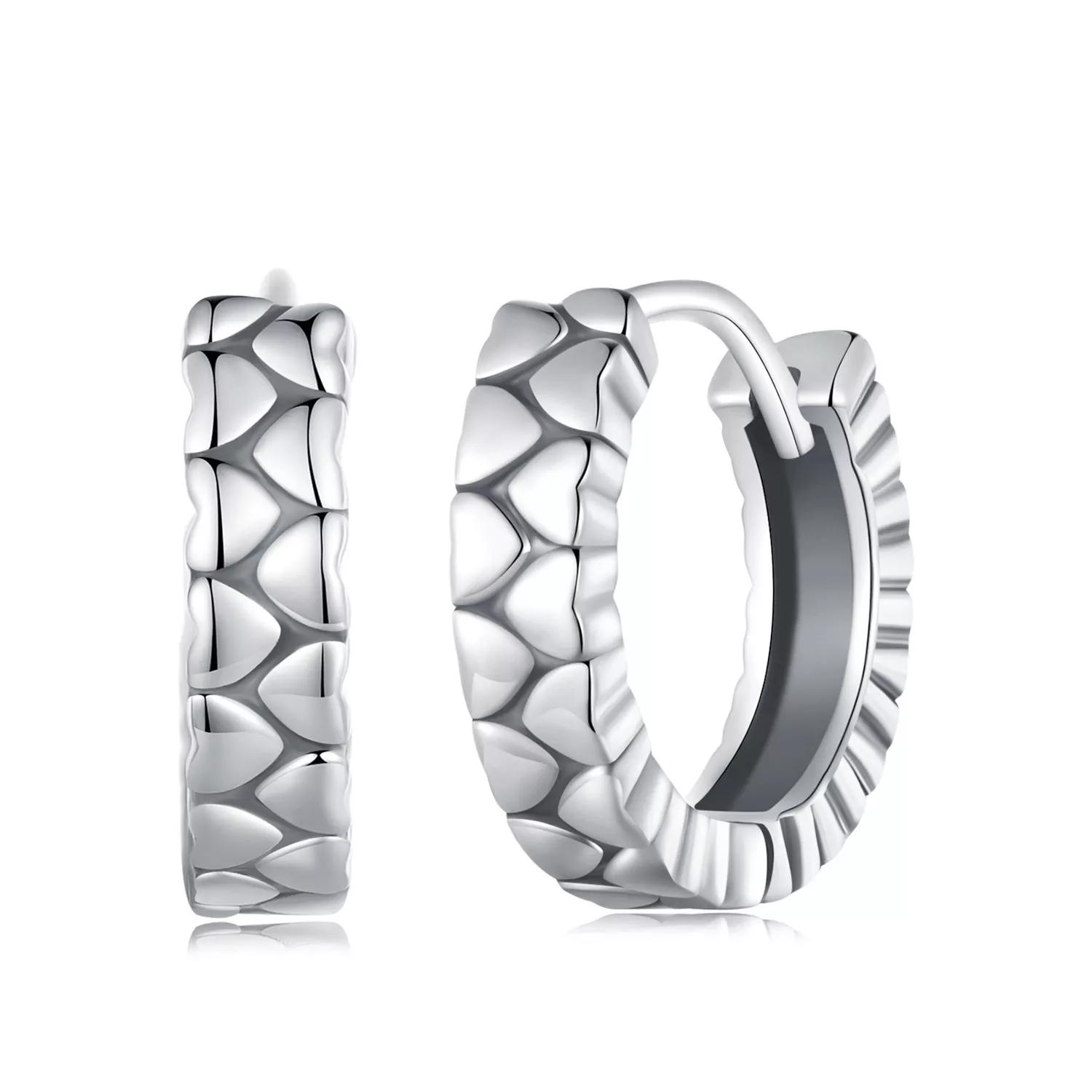 pandora stijl hart oorringen sce1653