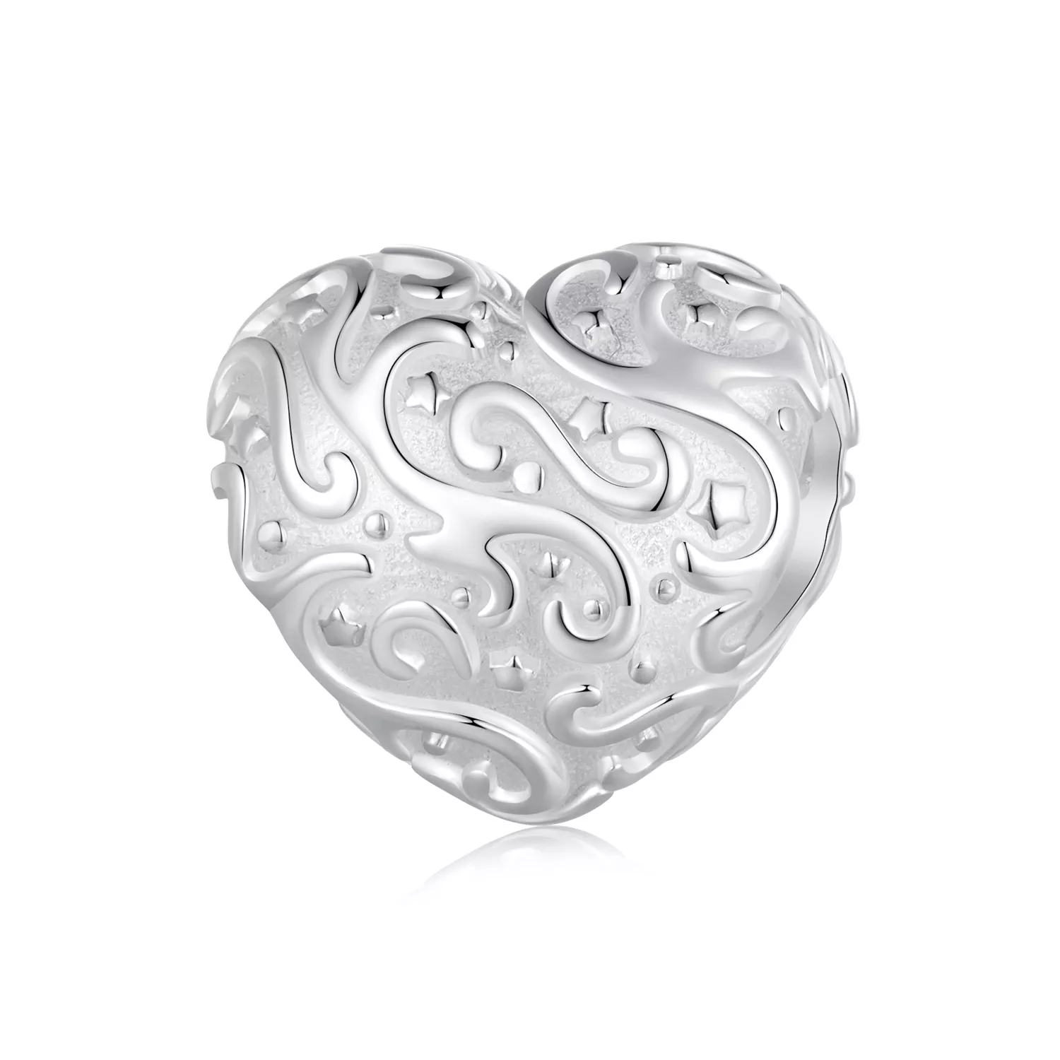 pandora stijl hartvormige patroon bedel scc2618
