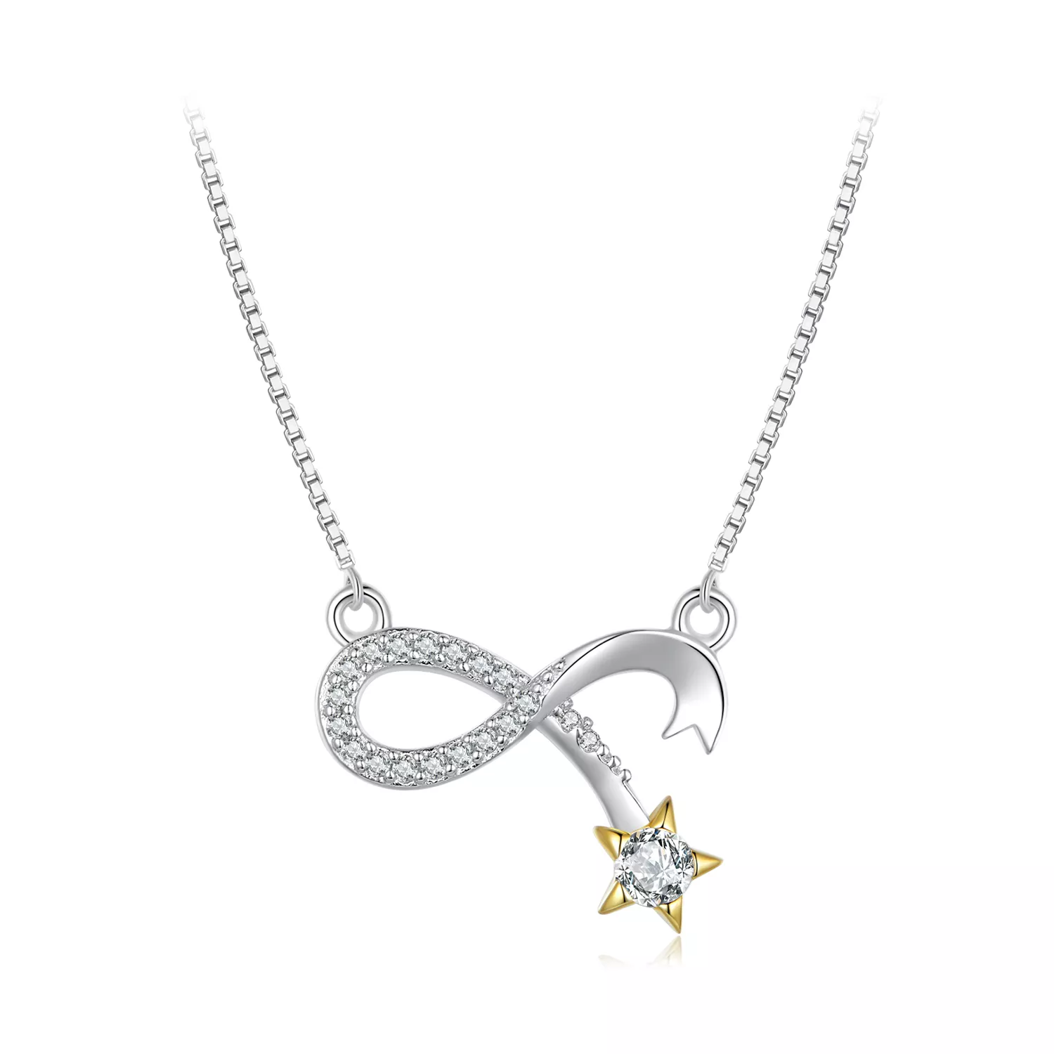 pandora stijl infinity symbool ketting bsn351