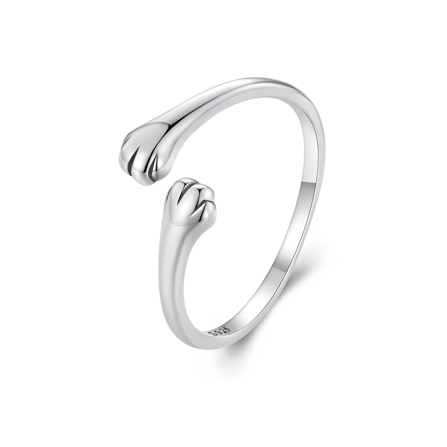 pandora stijl kat knuffel ring scr961 e