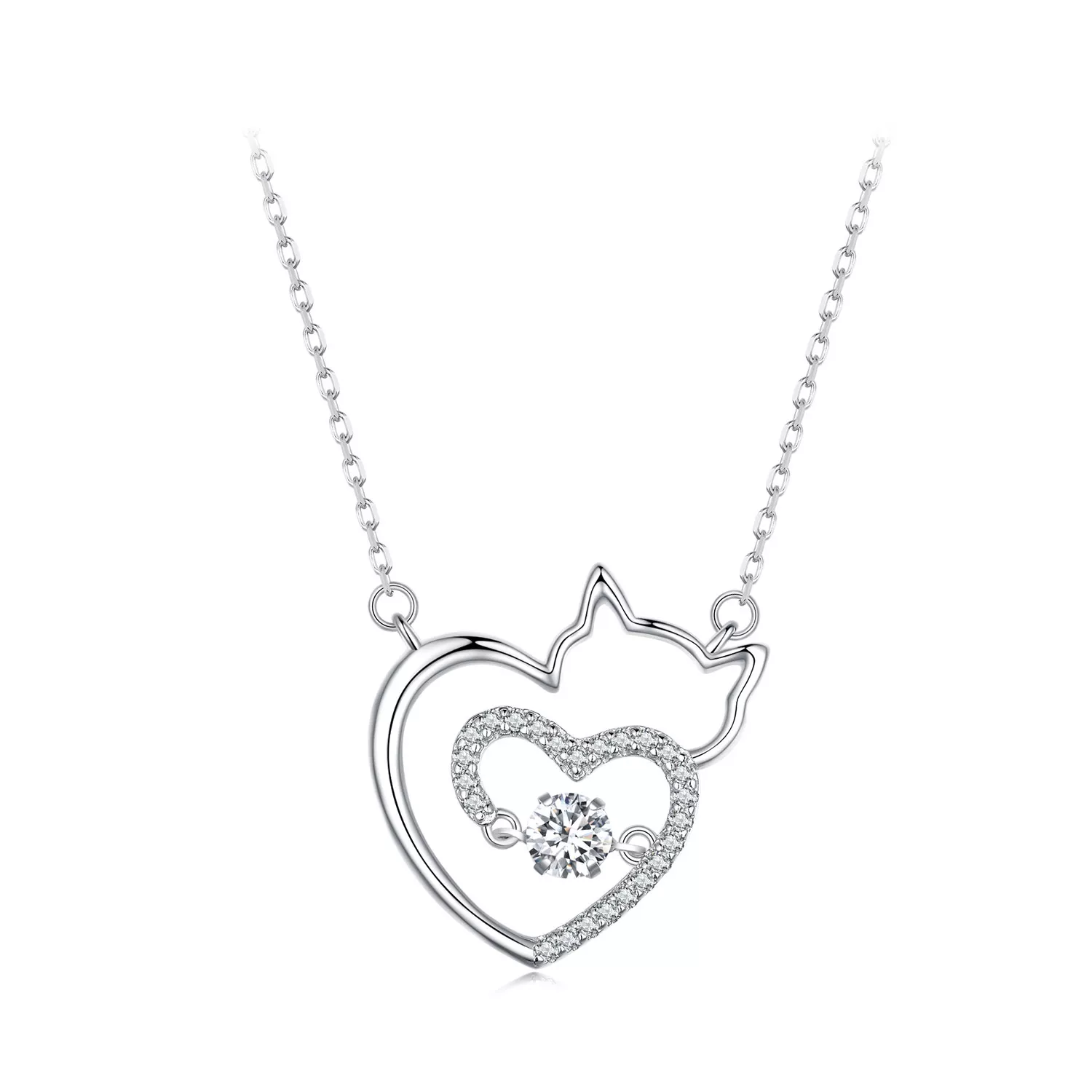 pandora stijl katten slimme halsketting scn503