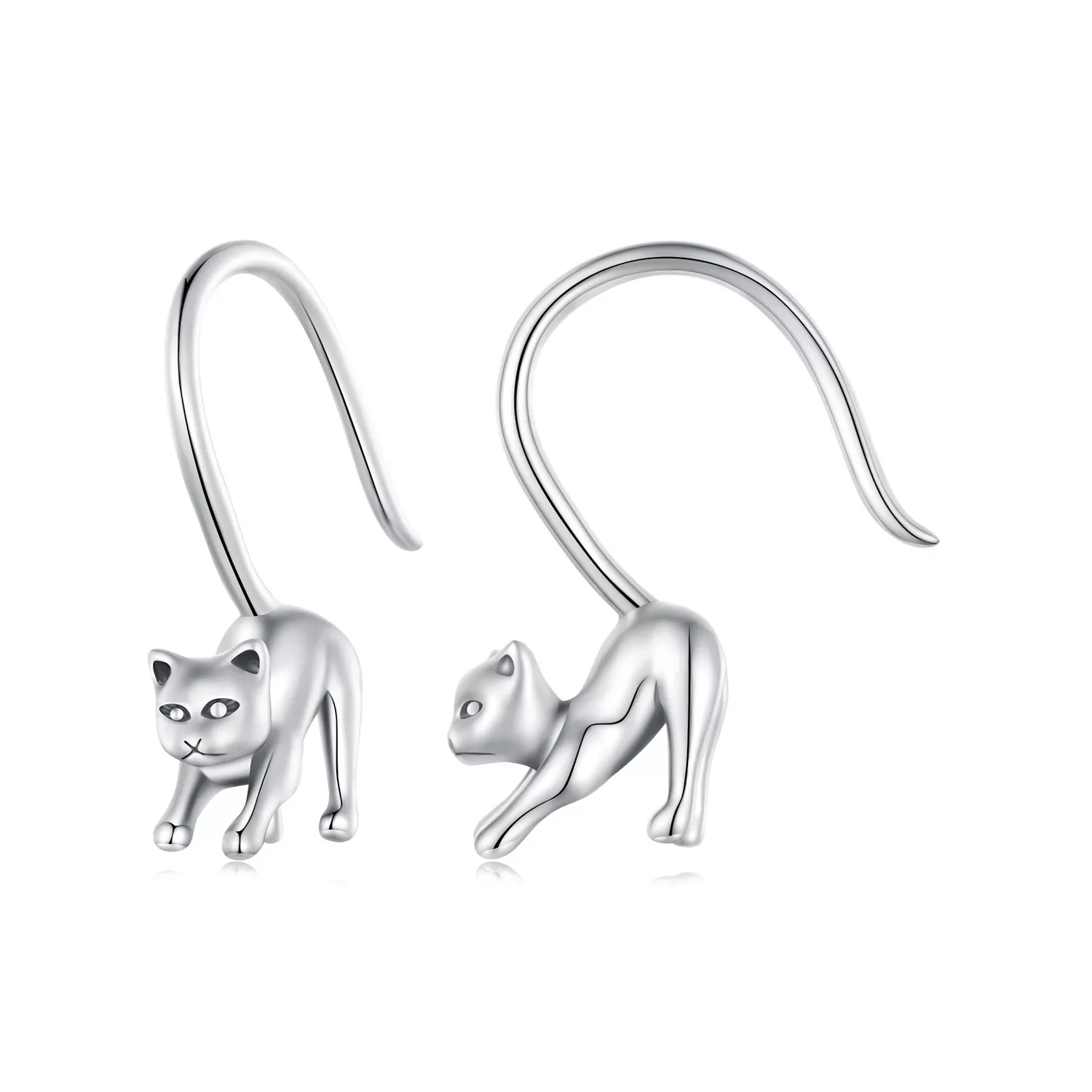 pandora stijl kitten oorbellen stud oorbellen sce1618