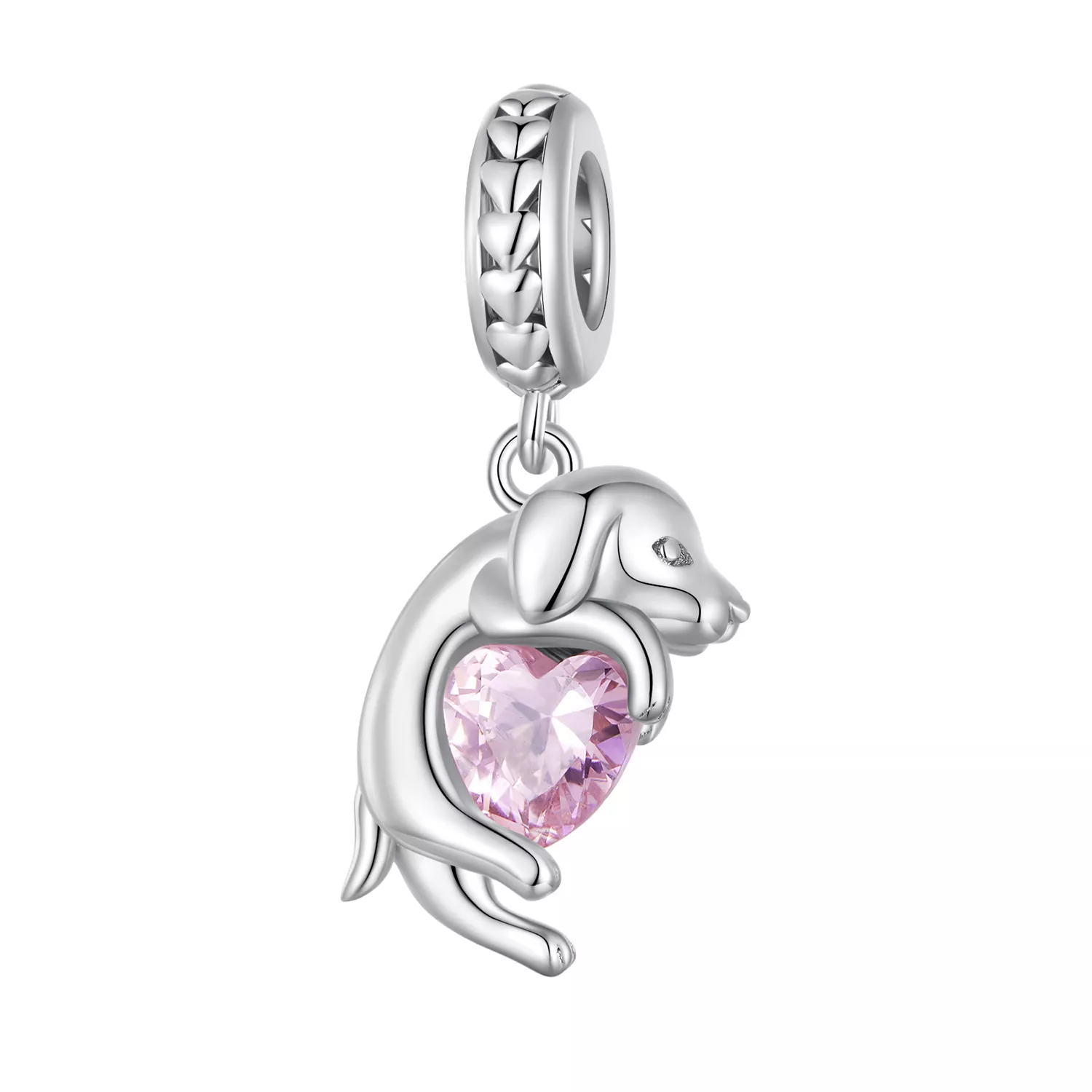 pandora stijl kleine golden retriever hanger bsc799