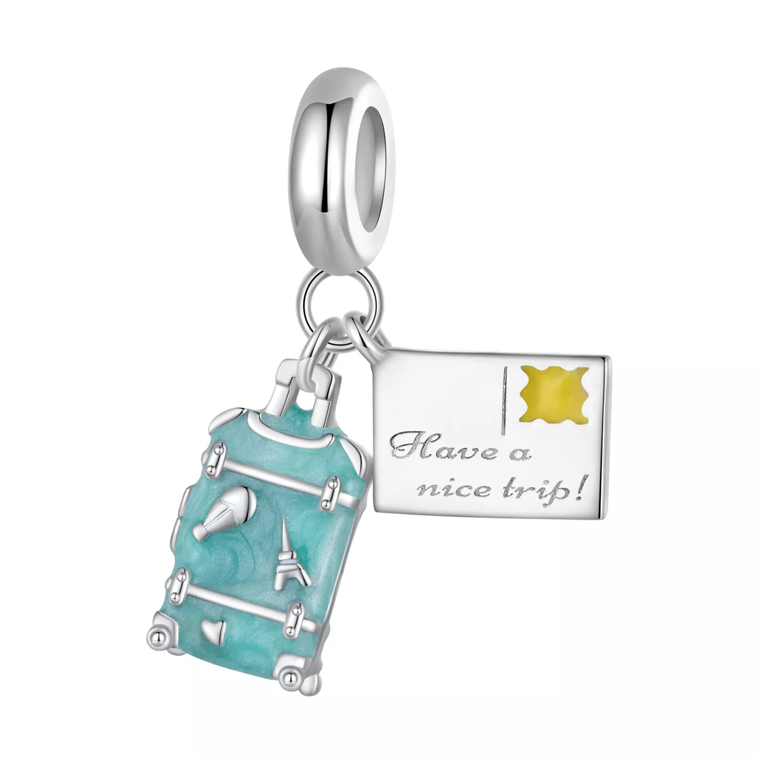 pandora stijl koffer bedel scc2480
