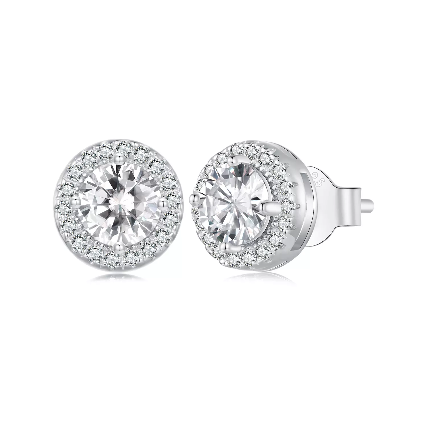 pandora stijl licht luxe stud oorbellen bse893