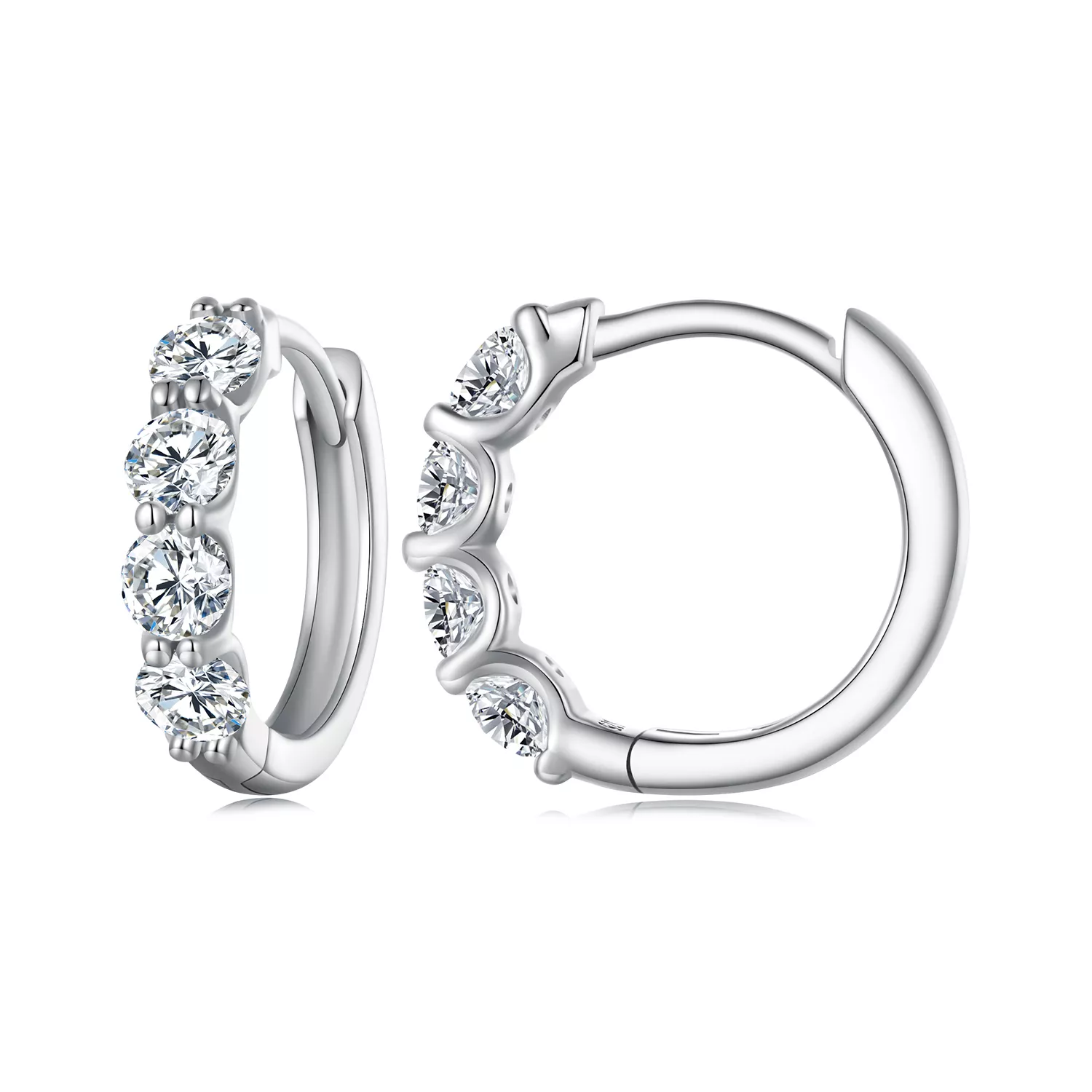 pandora stijl moissanite oorringen mse030