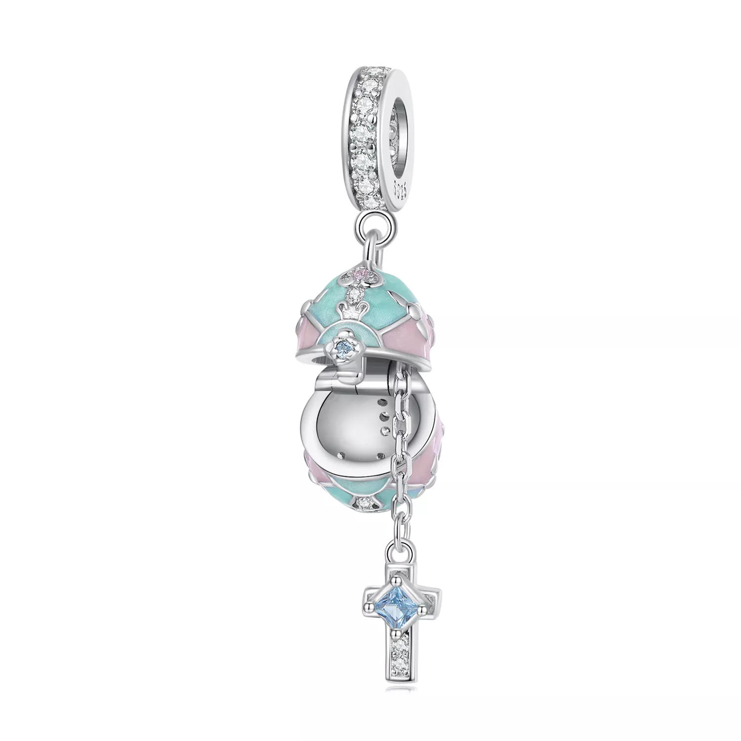 pandora stijl paasei hanger bsc779