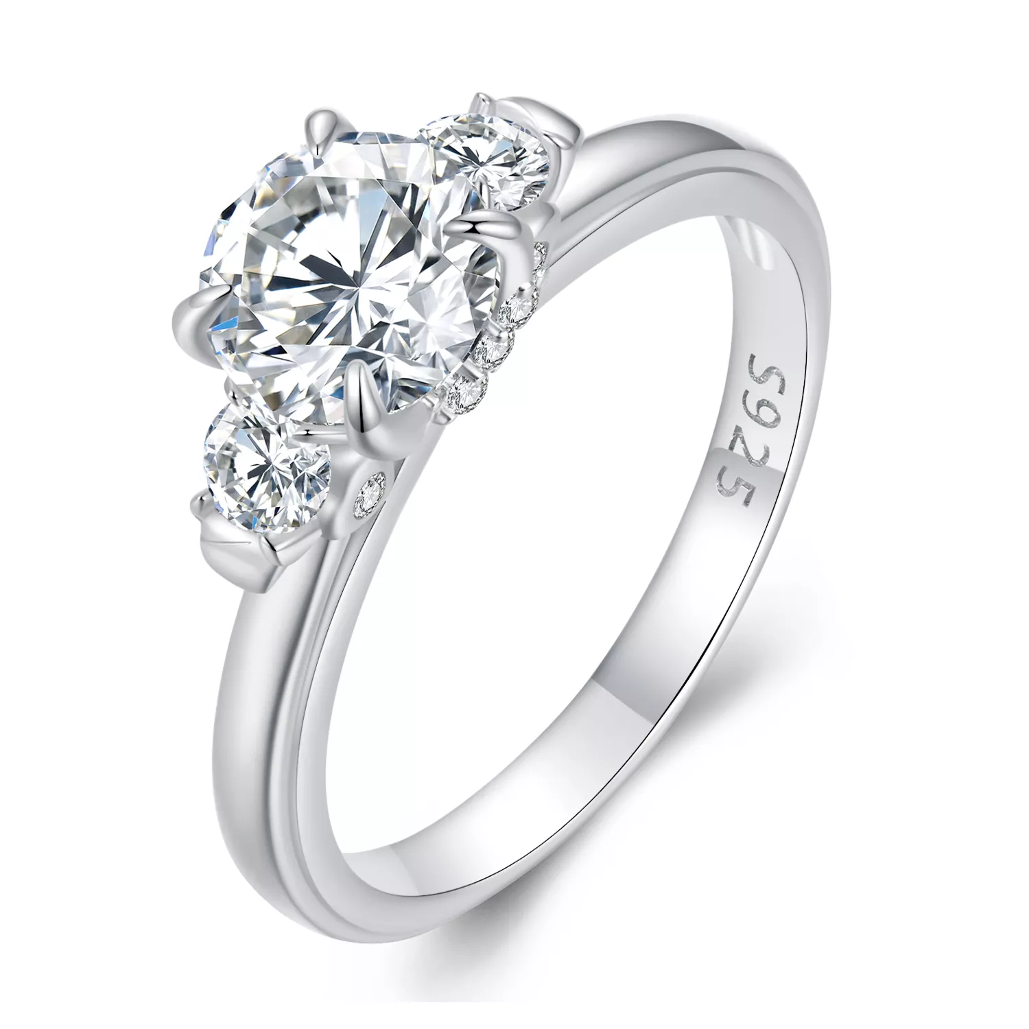 pandora stijl prachtige moissanite ring msr022