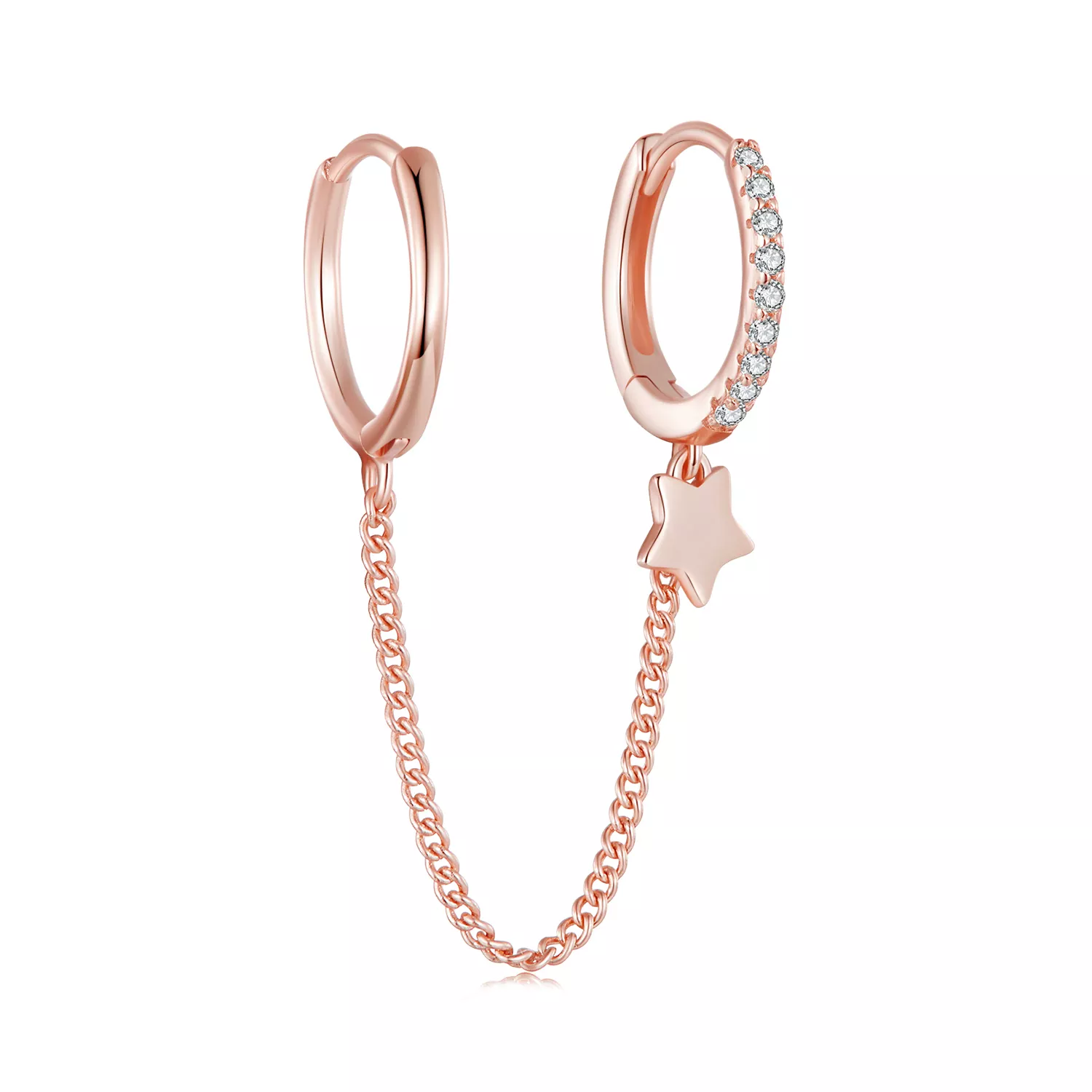 pandora stijl roségouden astropath veilige ketting sce914 c