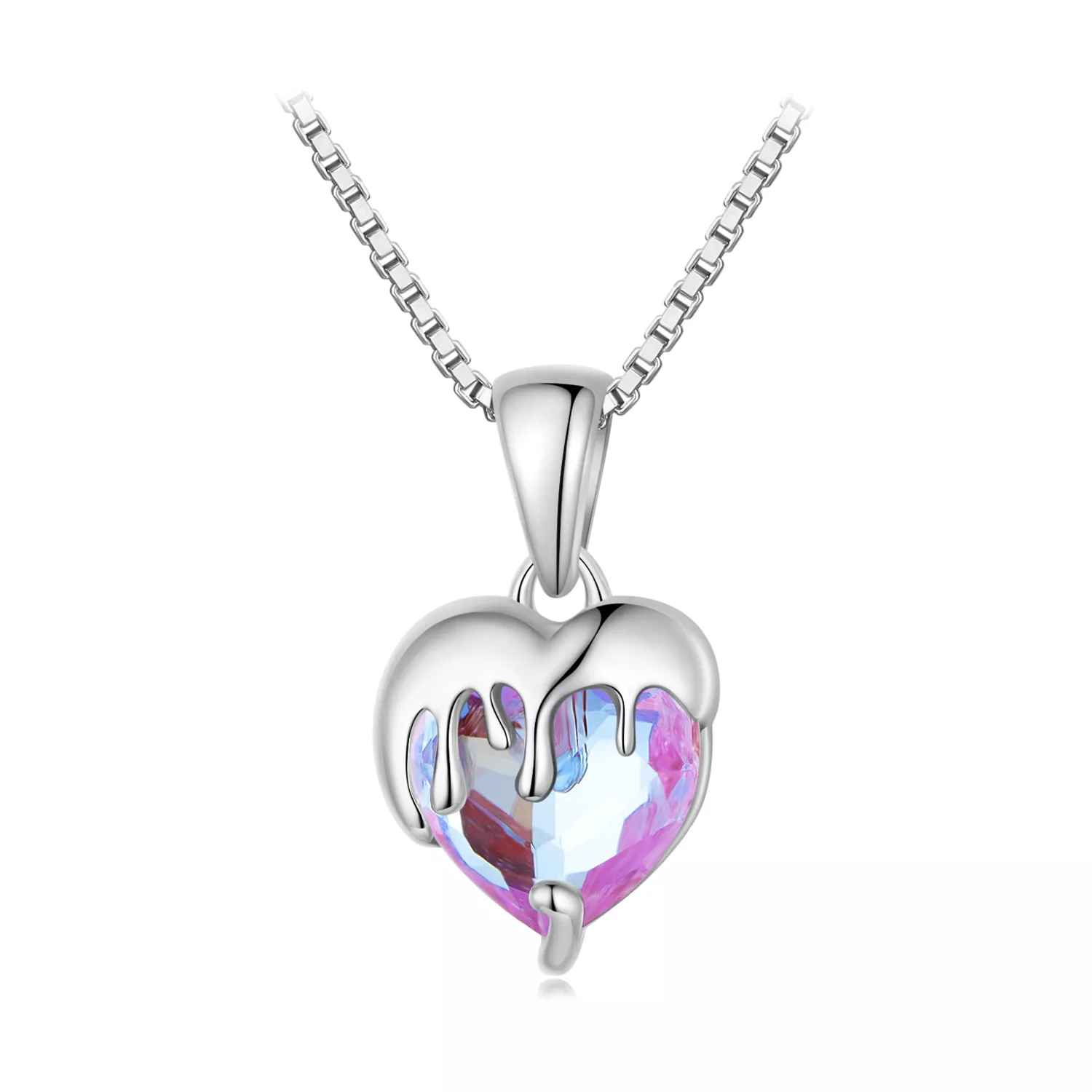 pandora stijl smeltend hart ketting bsn322