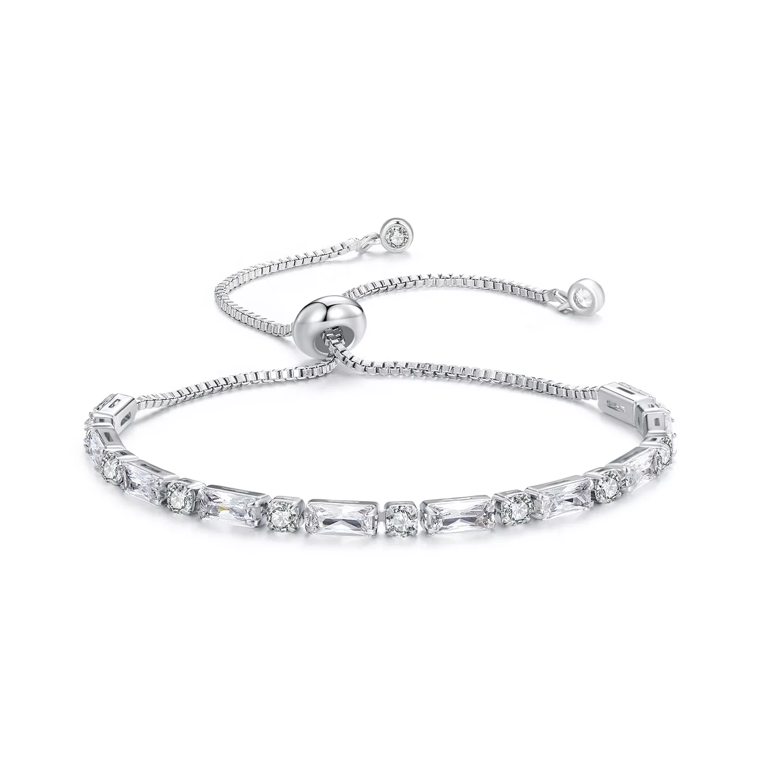 pandora stijl sprankelende zirkoon schuifarmband yib062