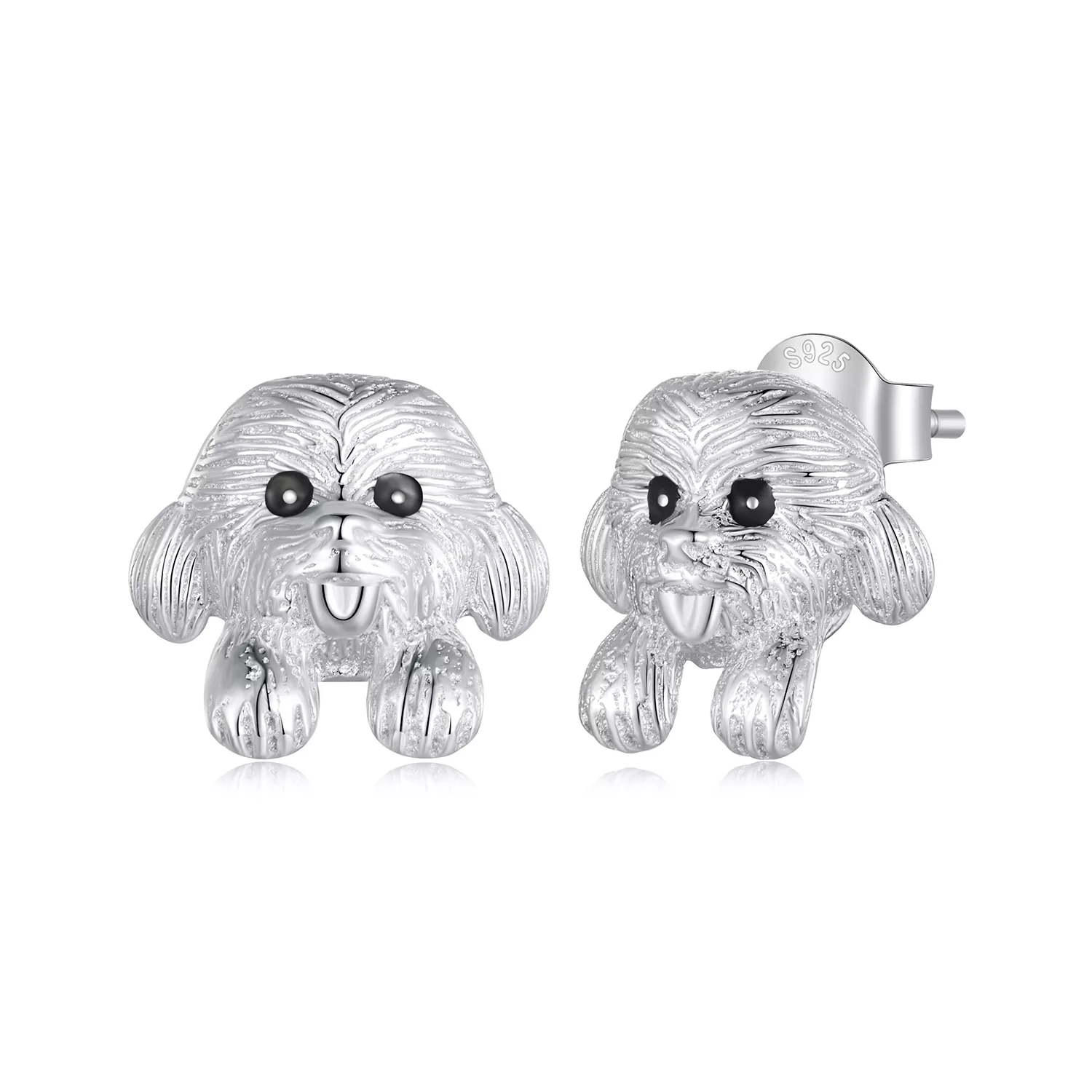 pandora stijl teddy studs oorbellen sce1631