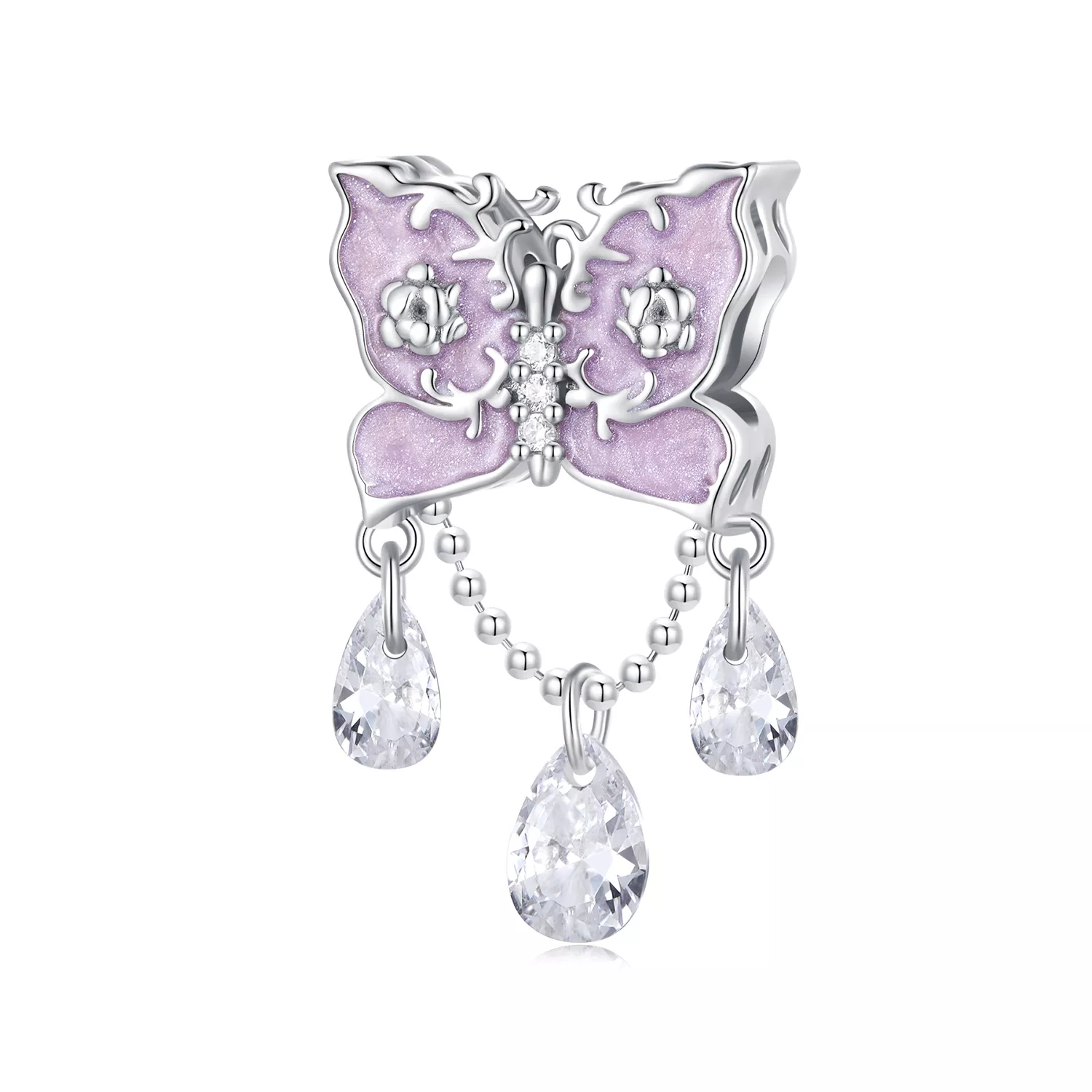 pandora stijl vlinder bedel scc2543