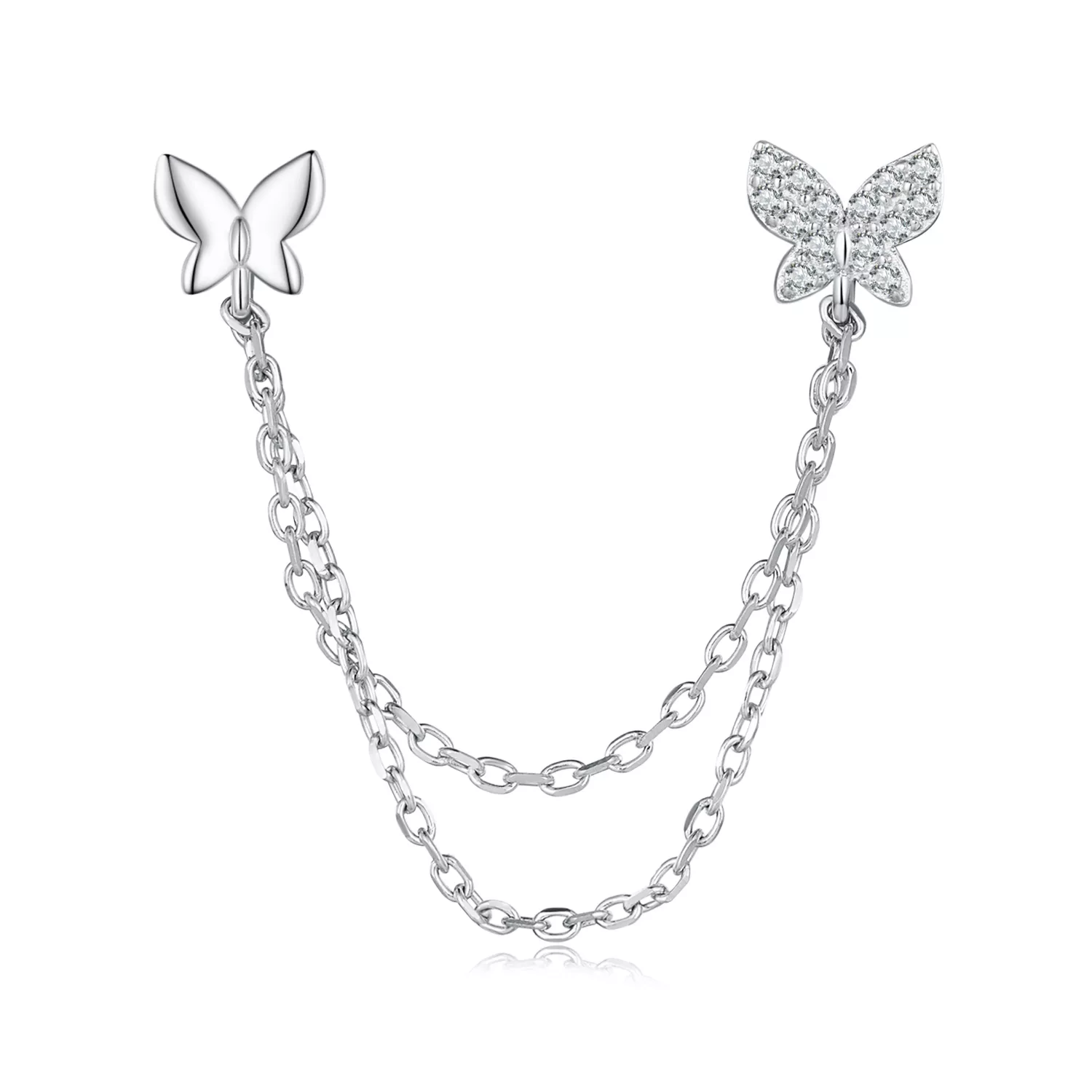 pandora stijl vlinder oorstekers bse876