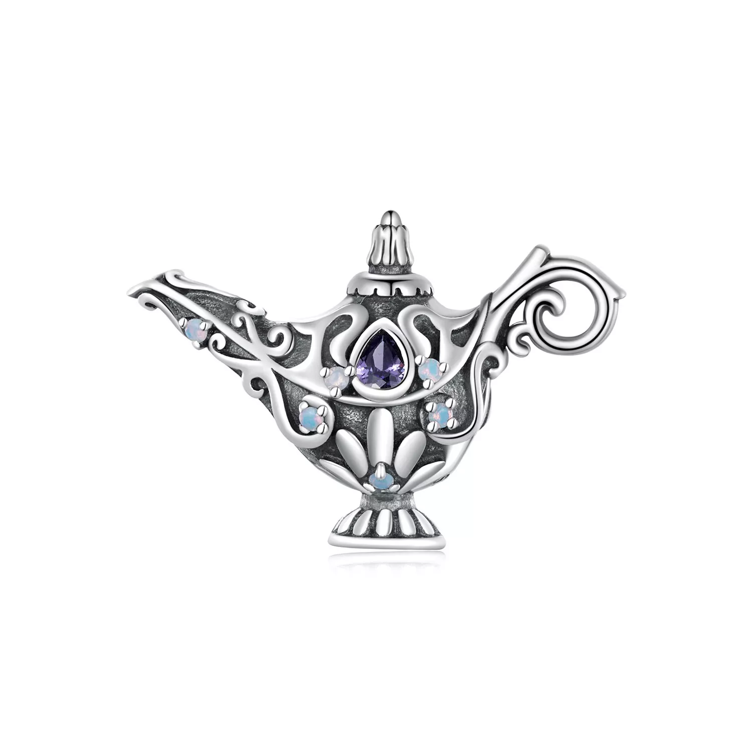 pandora stijl wensende magische lamp bedel bsc893