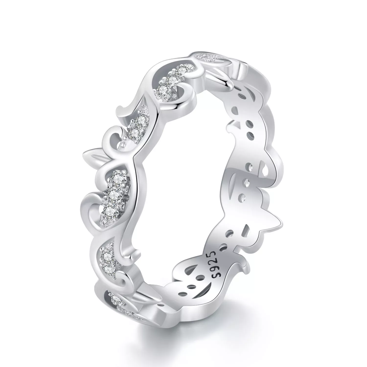 pandora stijl wijnrank ring bsr489