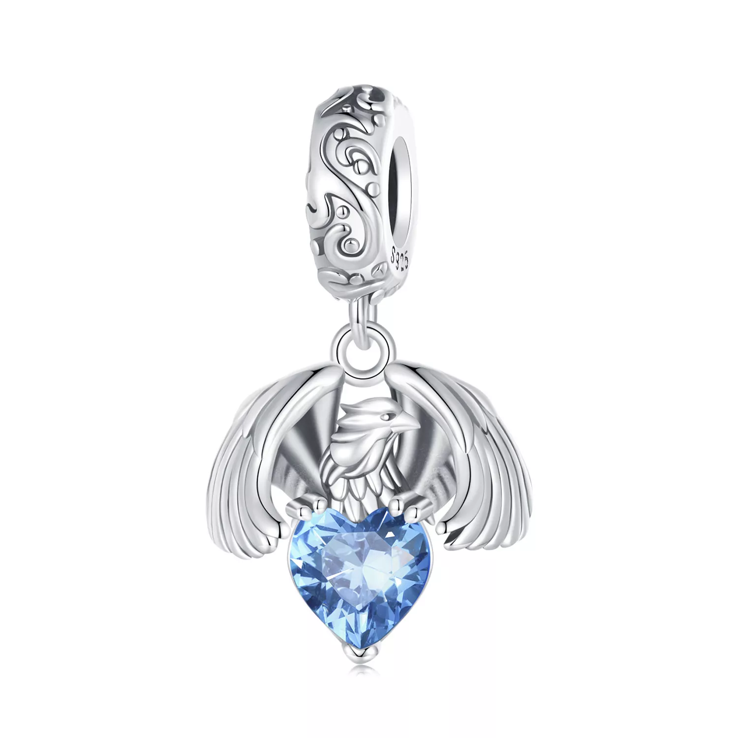 pandora stijl witte adelaar bedel scc2636