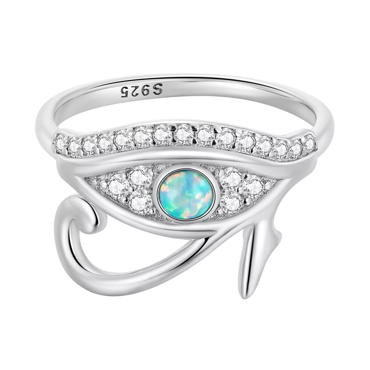 pandora stijl zircon oog van horus ring bsr403