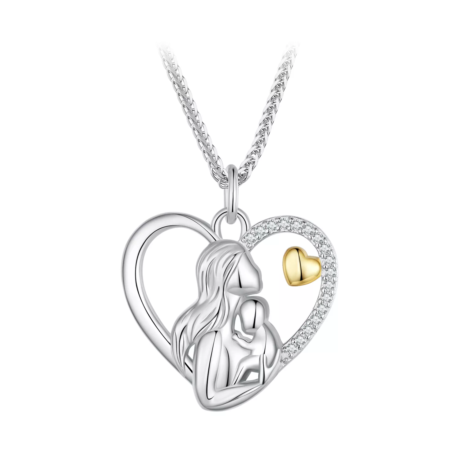 pandora stijl diepe liefde tussen moeder en zoon ketting scn498