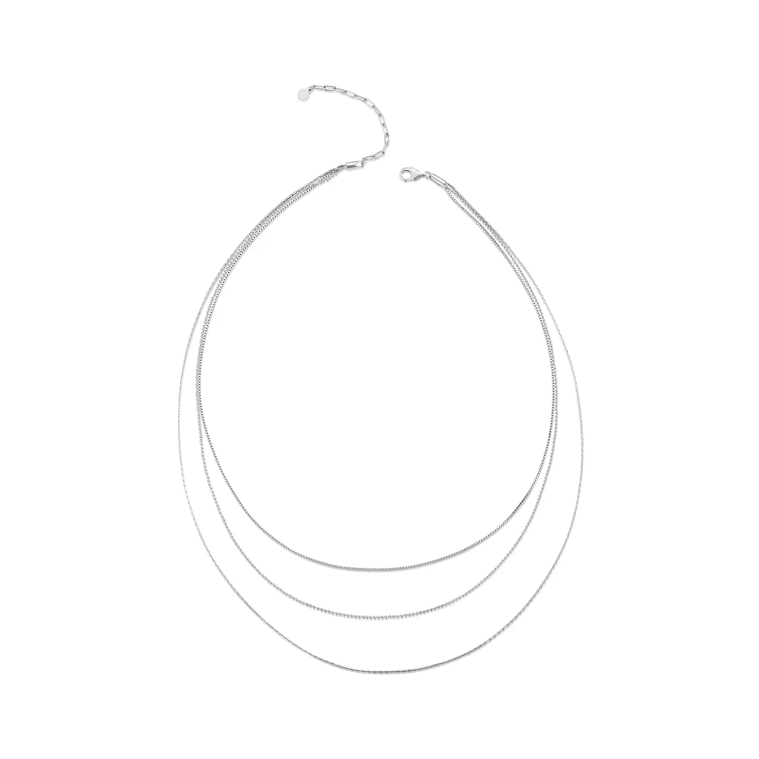 pandora stijl drielaagse ketting bsn333