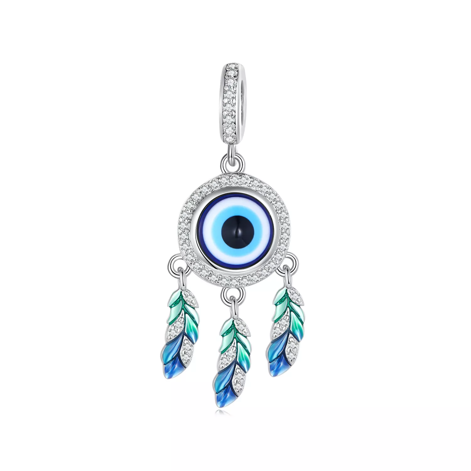 pandora stijl duivels oog dangle bsc785